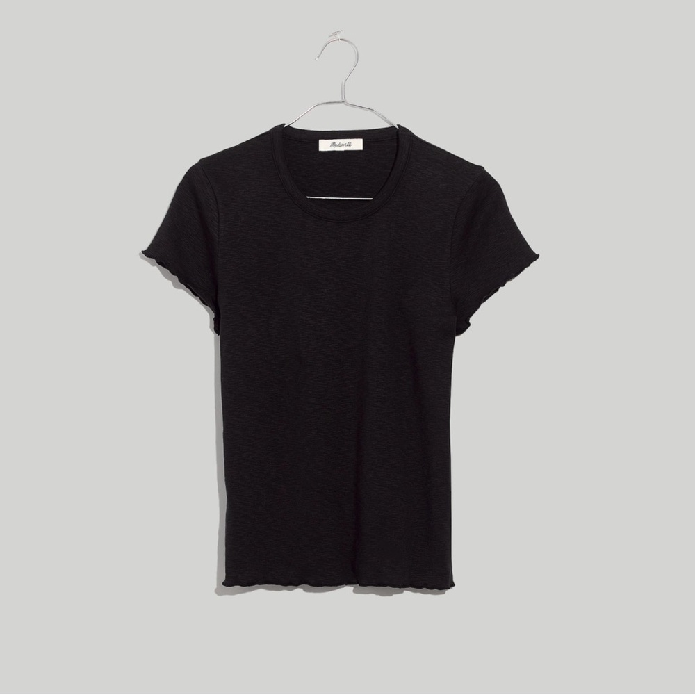 Madewell Baby Tee in True Black